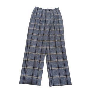 ⭐️SALE⭐️Pendleton Ladies Gray/Tan Plaid Lined Straight Leg Pants Size 8